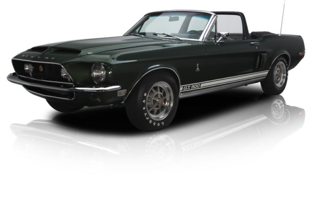 documented saac gold shelby gt500 convertible 428 police intercepter v8 c6