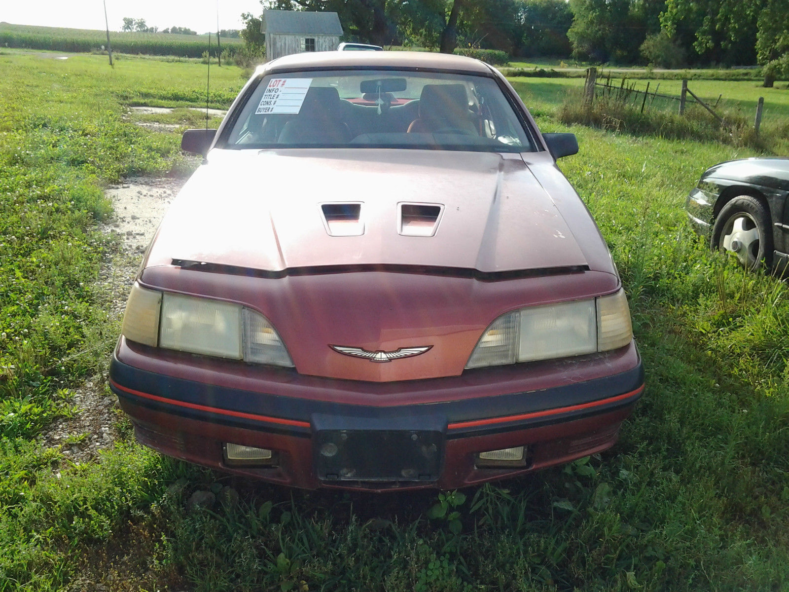 1987 ford thunderbird turbo sedan 2-door 2.3l