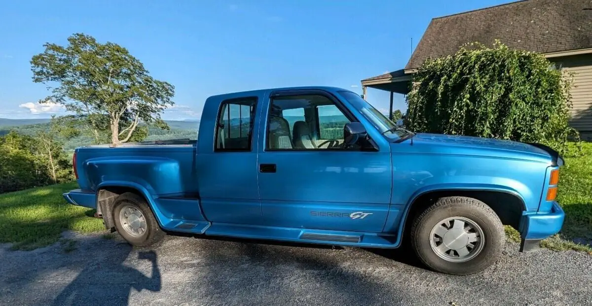 1994 gmc sierra gt pickup step side blue rwd automatic c1500