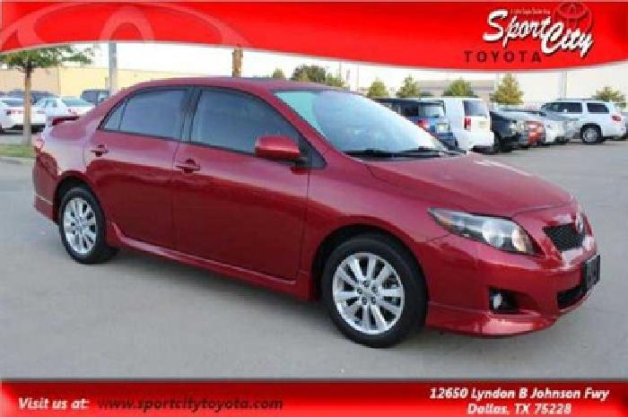 2010 toyota corolla s in dallas, tx