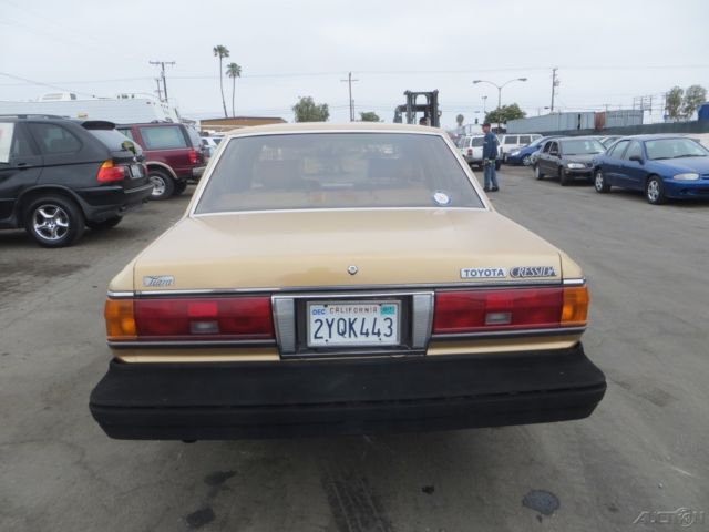1984 toyota cressida used 2.8l i6 12v automatic no reserve