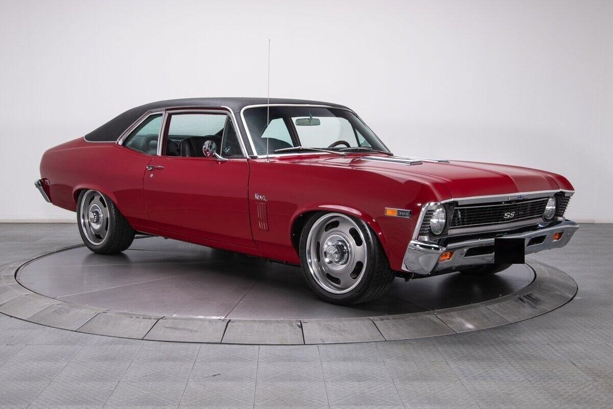 1969 chevrolet nova garnet red sedan ls3 139 miles