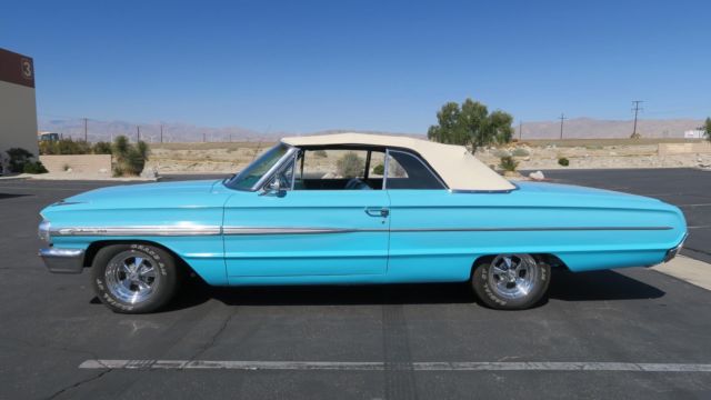 1964 ford galaxie 500 covertible 289 v8 p/s power top texas car!