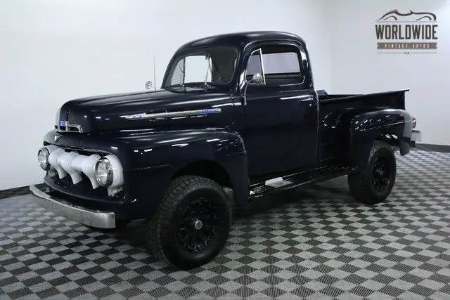 1951 blue frame off restored v8 4x4 show or go!