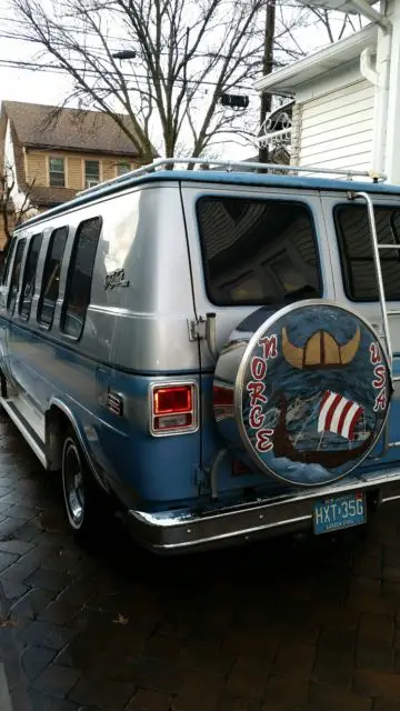 1984 gmc chevrolet vandura conversion van low, low miles