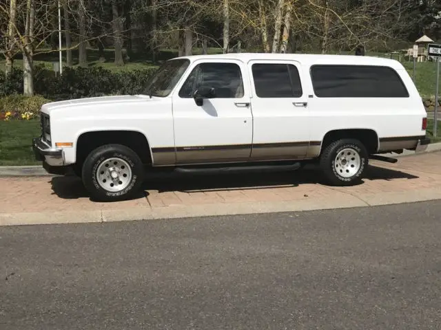 1991 gmc suburban sle 1500 4x4 86k miles 2nd owner all original & stock chevy