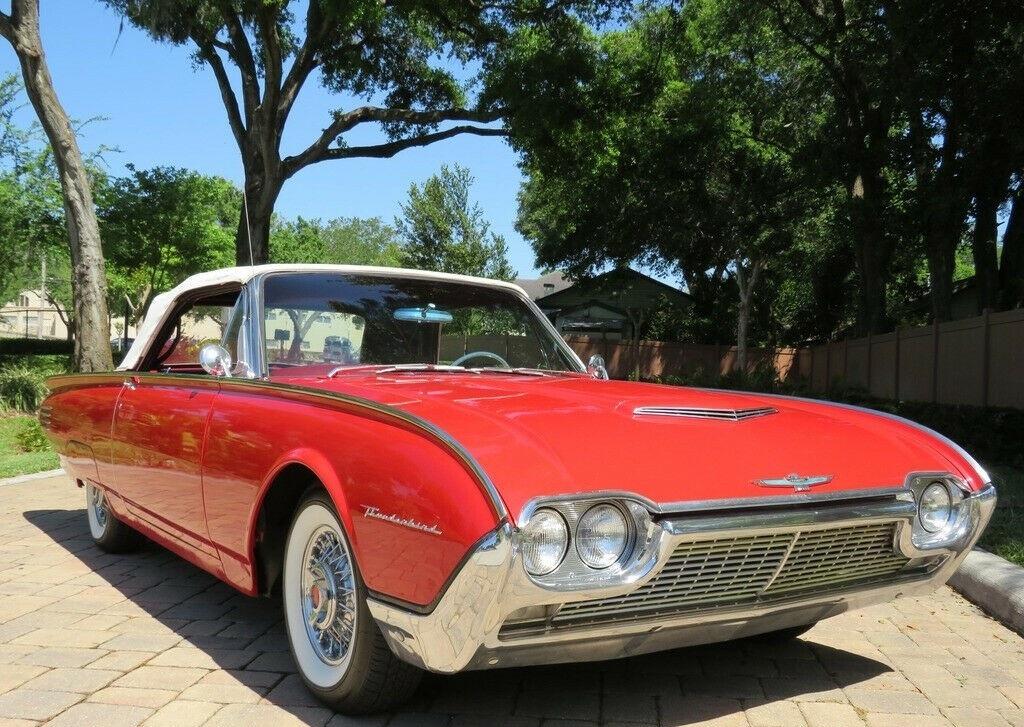 1961 ford thunderbird convertible superior powered by 390ci v8 engine