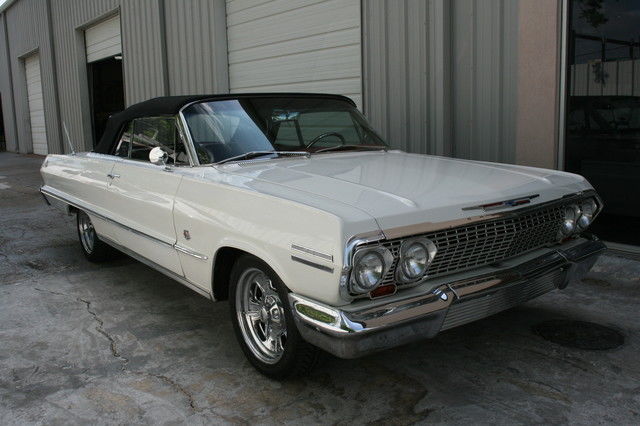 1963 white 409 conv!