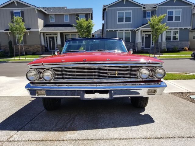 1964 ford galaxie 500 xl convertible 390 automatic z code stunning car!