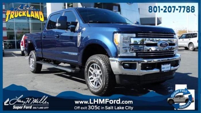 2017 ford f-350 super duty lariat 4x4 lariat 4dr crew cab 6.8 ft. sb srw pickup for sale in salt lake city, utah