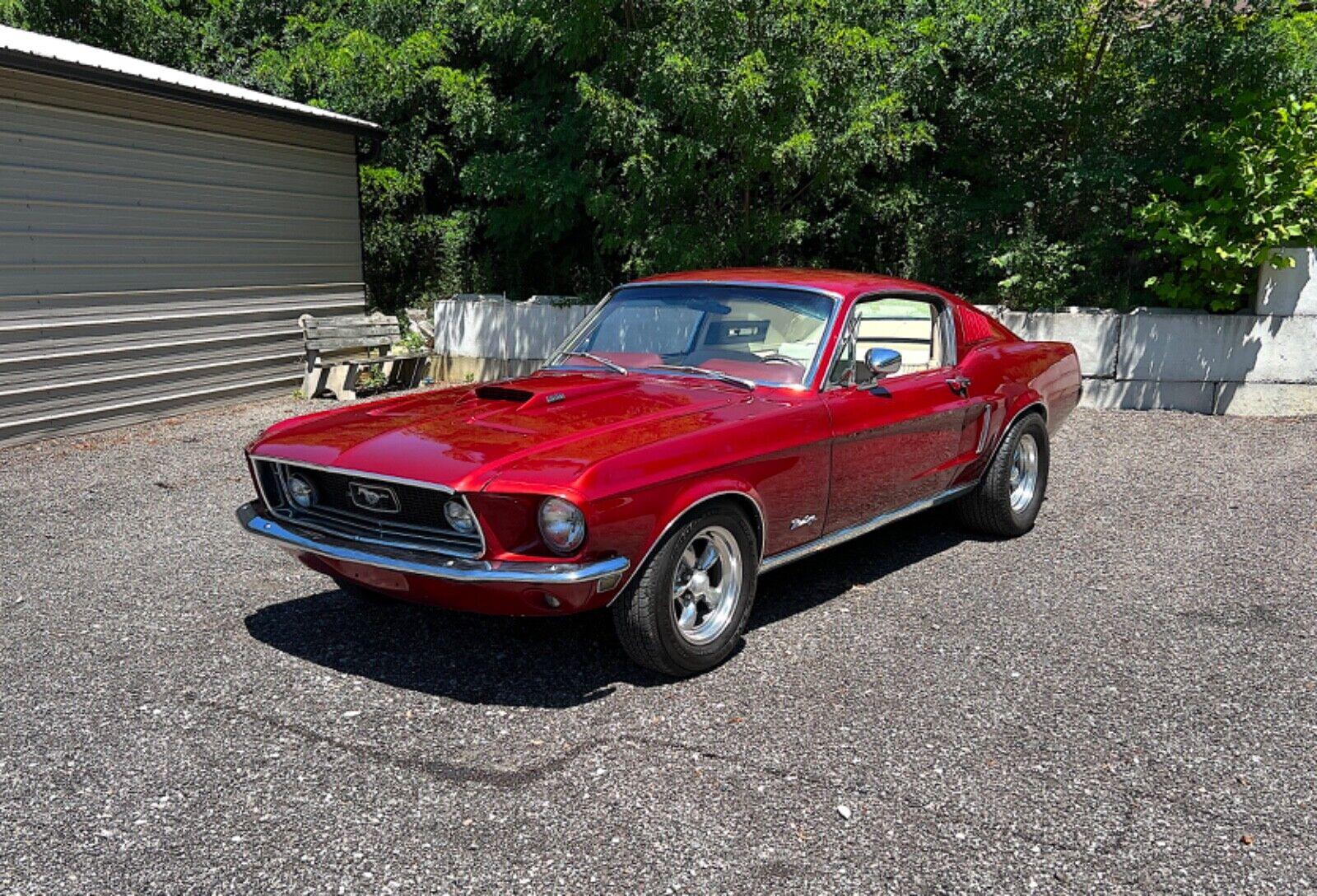 1968 ford mustang strong rebuilt 289 4spd ps pdb ac fold down rear seat
