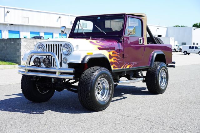 jeep cj7 cj8 scrambler / newer paint, engine, lift, wheels, tires / no reserve