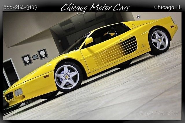 1992 ferrari 512 tr only 19k miles rare yellow exceptional condition serviced $$