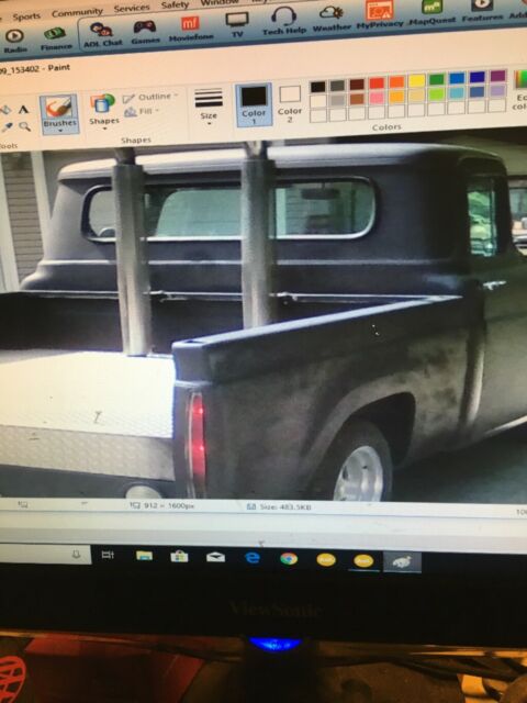 1958 ford pick up rat rod