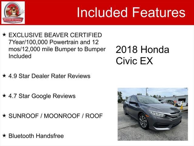 2018 honda civic ex