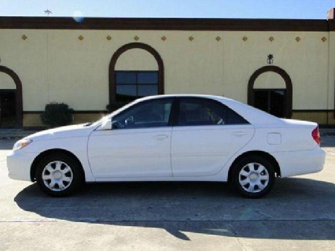 white 2004 toyota camry le very clean no dents in dallas, tx