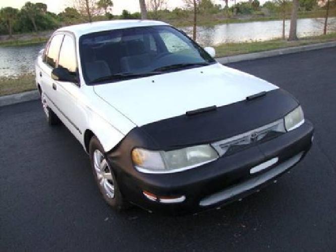 1996 toyota corolla dx ,4d,white,auto in pinellas park, fl
