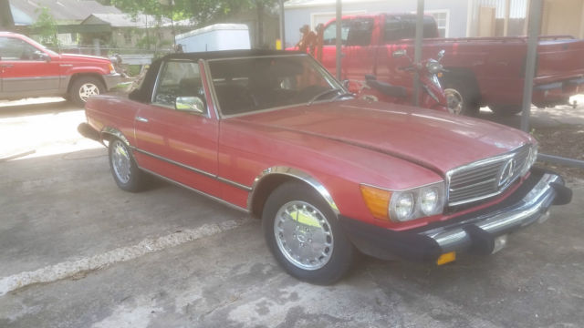 mercedes 380 sl body and mechanical parts