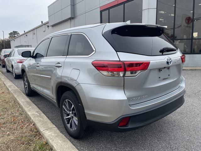 2018 toyota highlander hybrid xle
