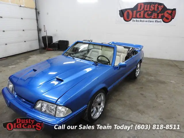 1990 blue runs body inter good 5.0l v8 4 speed auto!