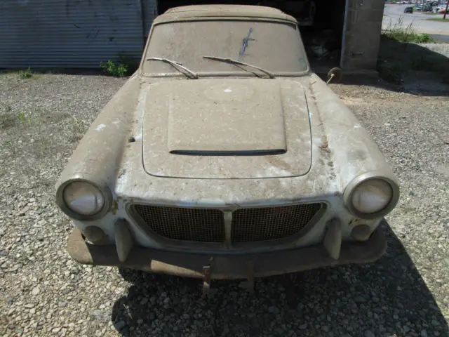 vintage 1961 fiat 1200 vetture speciali barn find 100% complete 57k! 1 of 400!!!