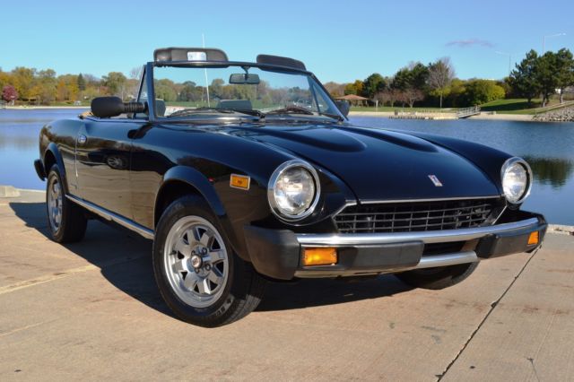 1984 fiat pininfarina spider rare only 50k miles light restoration mint warranty