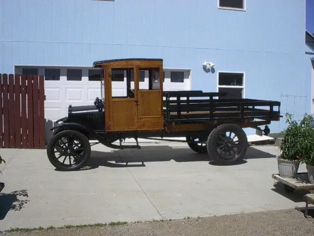 vintage model t truck with inline rocky mountain transmission