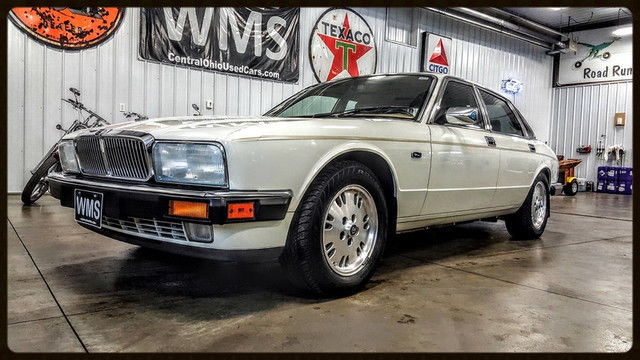 94 white jag classic show clean xj 6 sedan auto chrome aluminum 6 cyl wms luxury