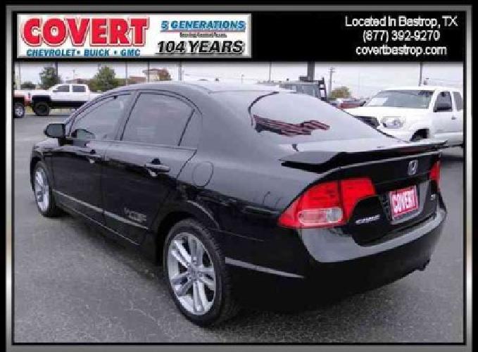 2008 honda civic sdn si in bastrop, tx