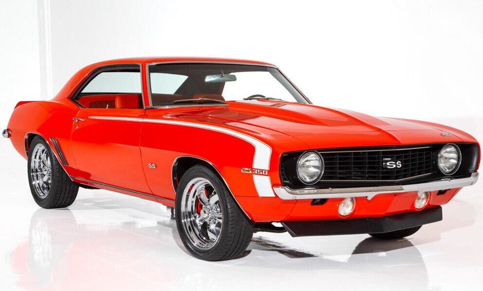 1969 chevrolet camaro show car 383 stroker 4 spd hugger orange