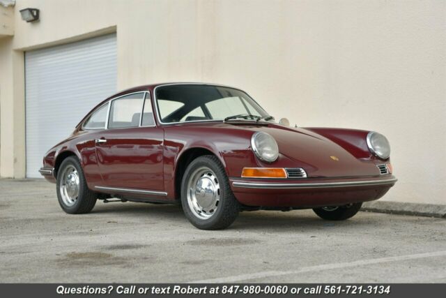 1969 porsche 912 5 speed, factory chromes