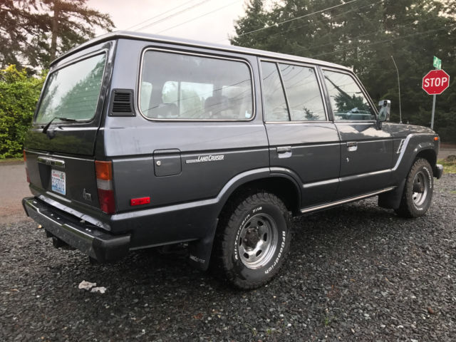 1989 toyota landcruiser fj62 gx no reserve a/c 4wd rust free stock clean