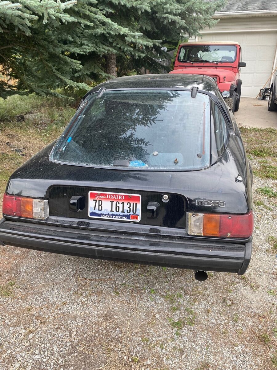 1979 mazda rx-7 black gs