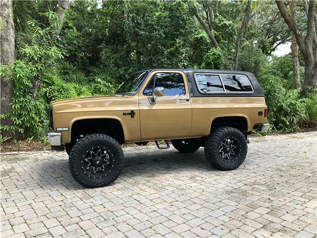 1984 chevrolet blazer 74,430 miles gold automatic