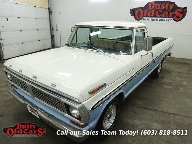 1970 white runs drives vgood body interior good 302v8 auto!