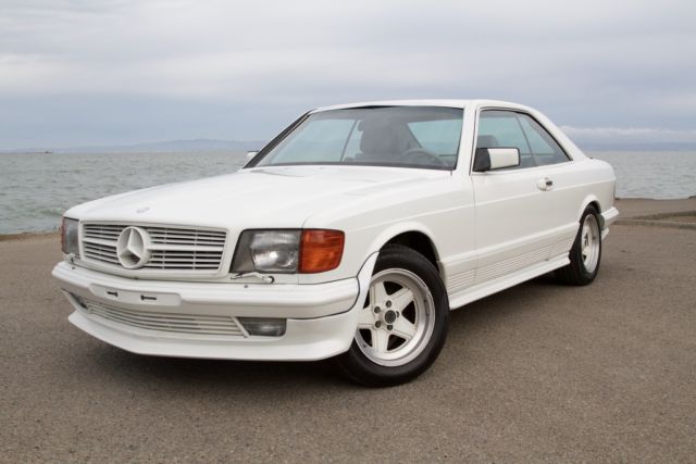 rare 1984 mercedes benz 500sec amg euro model amg kit recaros amg wheels records