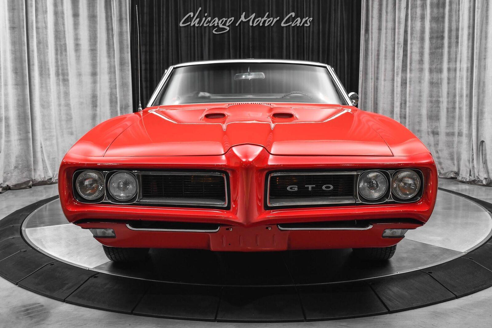 1968 pontiac gto convertible 350ci 5.7l v8! fun cruiser! only 24k miles!