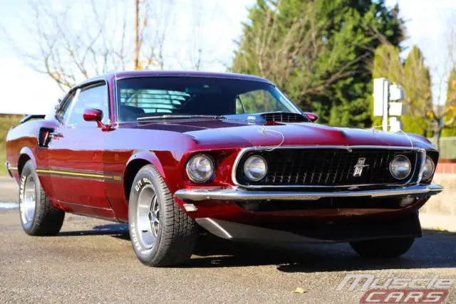 1969 mustang fastback- factory v8 'm' code 351 car!
