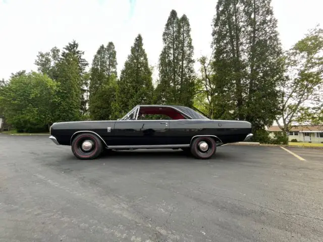 1967 dodge dart sedan black rwd automatic gt