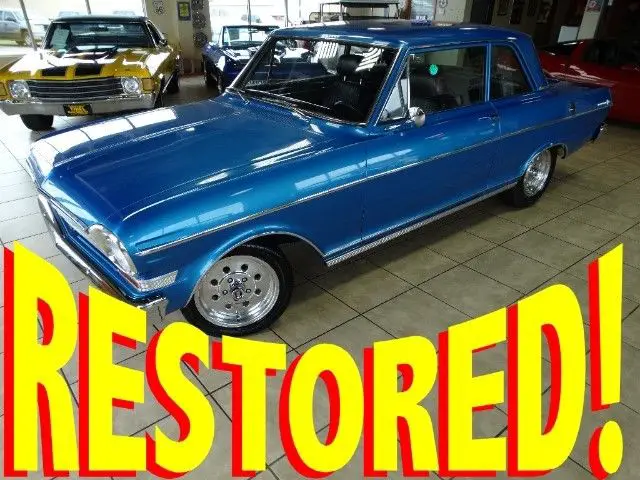 fresh restoration=1962 chevy ii nova=350 hp 327 auto=new paint/int=62 63 64 65