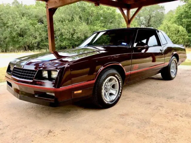 1987 chevrolet monte carlo super sport ss 46k miles pristine no reserve!!!