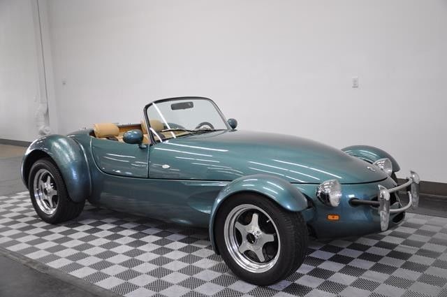 1992 panoz aiv roadster green/tan only 6100 miles