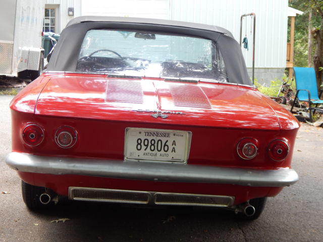 1963 chevrolet corvair monza 900 convertible 2 speed automatic