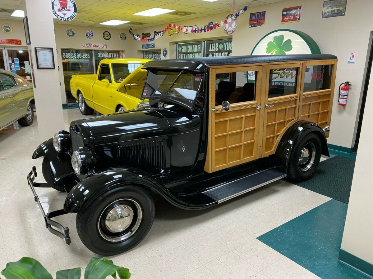 1929 ford woody wagon street rod, hot rod, classic, custom, woodie