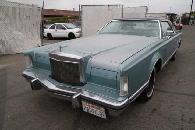 1979 lincoln continental mark v automatic 8 cylinder no reserve