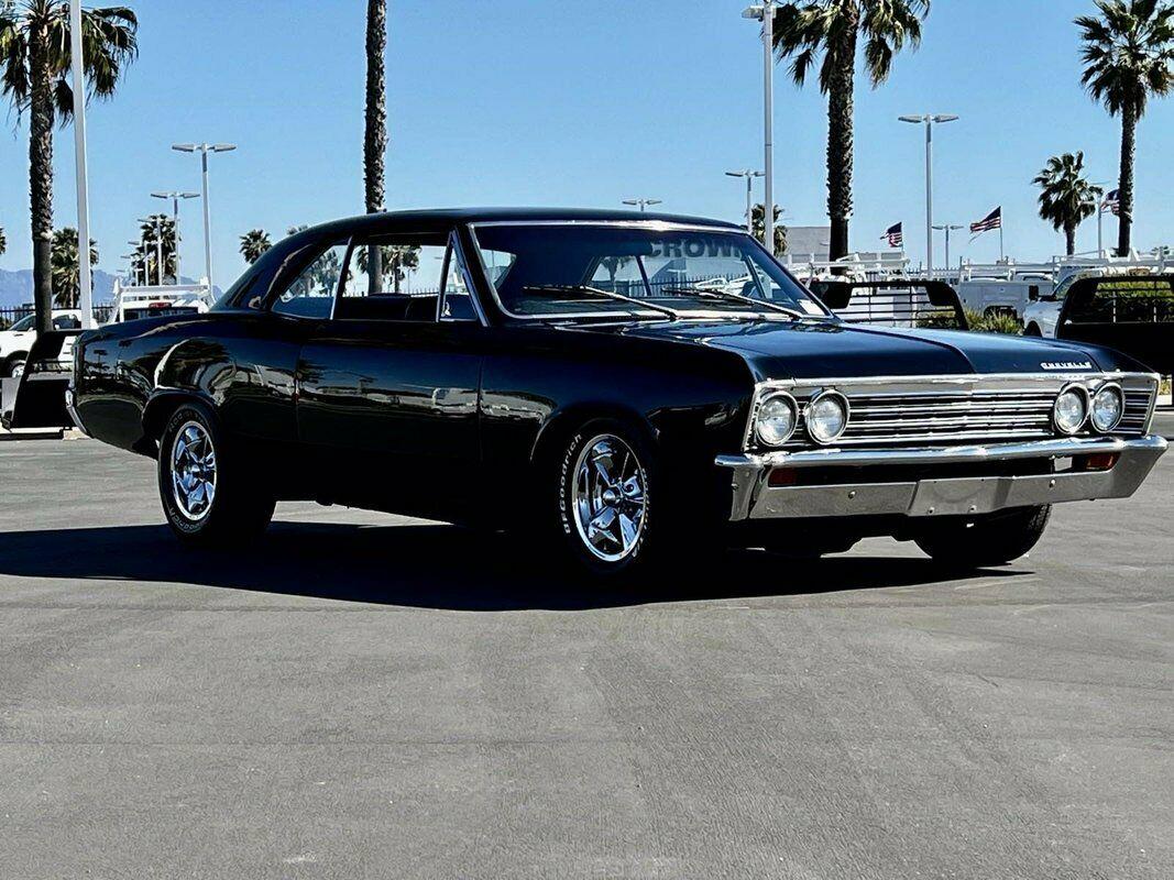 1967 chevrolet chevelle beautiful in black upgraded lt1 350 automatic