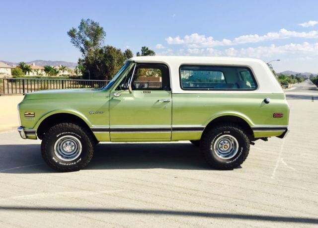 1970 chevrolet k5 blazer 4x4 camper blazer "no reserve" factory gm truck