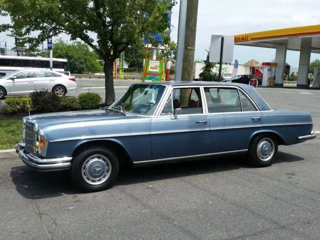 1968 mercedes benz 300 sel 4dr 48000 miles blue sedan 8cyl 6.3l automatic
