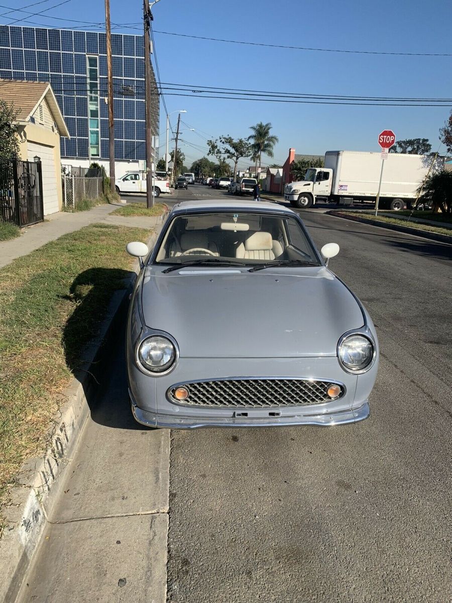 1980 nissan figaro coupe blue fwd automatic