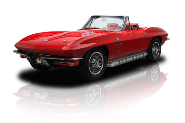 restored corvette sting ray l72 427/425 hp v8 muncie 4 speed leather